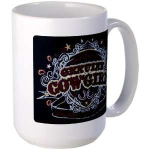  Large Mug Coffee Drink Cup Genuine Cowgirl Love To Ride 