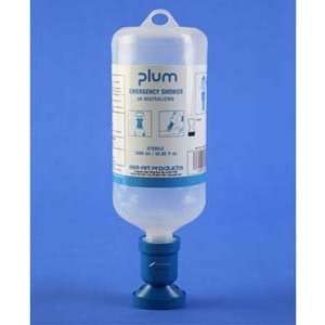  Plum 1000ml Sterile pH Neutralizing Emergency Shower 
