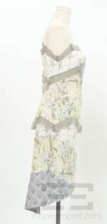 Chloe 2pc Multicolor Floral Lace Trim Cami Top & Skirt Set  