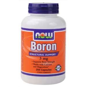  NOW® Foods Boron 3 mg   250 Caps