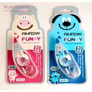 AIHAO Funny Correction Tape / 5mm x 6m Single Line / Correction Color 