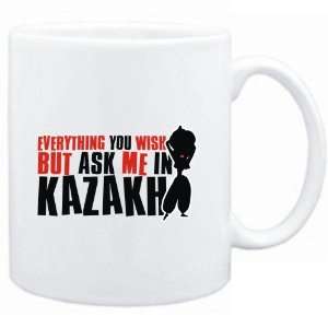  Mug White  Anything you want, but ask me in Kazakh 