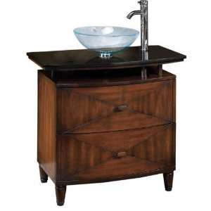  Kyoto Single Sink Cabinet With Black Solid Granite Top 