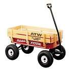   All Terrain Steel Natural Wood Wagon Folding Handle Remove Sides NEW