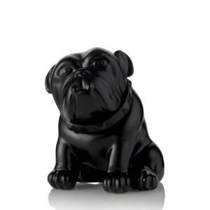  Alfred Dunhill Black Lacquer Bulldog Paper Weight Office 