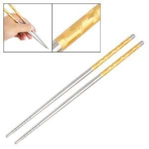   Top Stainless Steel Tapered Chinese Chopsticks Pair