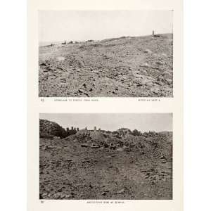  1906 Print View Approach West Temple Serabit Sinai Egypt 