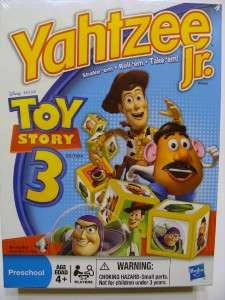 Toy Story 3 Yahtzee Jr. Game Woody Buzz HCTS  