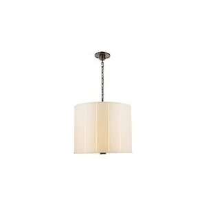 Barbara Barry Perfect Pleat Pendant in Bronze with Silk Shade by 