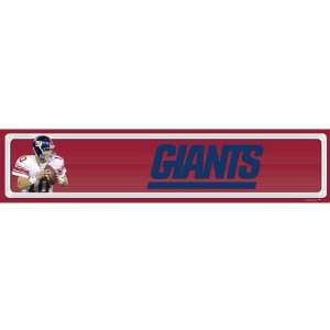  New York Giants Eli Manning 38 x 8 NFL Room Sign Sports 