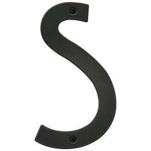  Blink Craftsman House Numbers in Black   S Patio, Lawn 