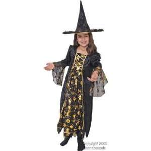  Childrens Glamour Witch Costume (SizeMedium 6 8) Toys 