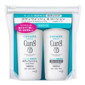  Kao Curel Body Wash (45ml) & Lotion (45ml)   Mini Set 