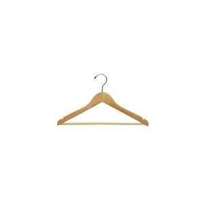 Natural Suit Hanger Non Slip Bar   Priced Per Box of 100  