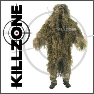 KillZone Ghillie Suit Poncho Ghillie Jacket with Desert Camo Free 