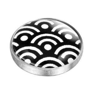  Overlapping Circles Pattern Interchangeable Fashion Magnet 