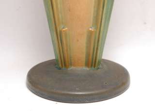 Rare Vintage Art Deco ROSEVILLE FUTURA Cone Pottery Vase 1920s  