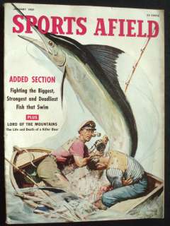 Sports Afield Magazine January 1957  