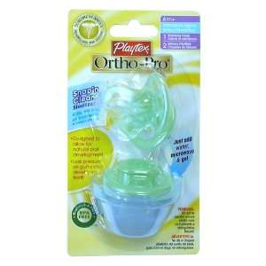  Playtex Baby Ortho Pro Silicone Pacifiers w/Sterilizing 