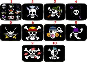 One Piece Pirate Flag Anime Netbook Laptop Case 15  