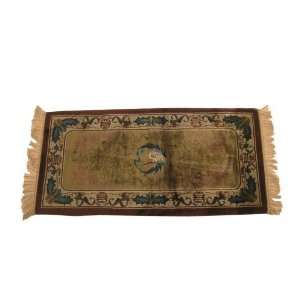  rug hand knotted in China, China Silk 2ft0x4ft0 Kitchen 