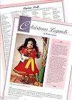 1992 Wendy Lawton Legend of Poinsettia Maria Elena Christmas Legends 
