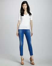 Joes Jeans The High Water Iris Ikat Print Jeans   