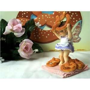  Fairy with Pretzels Kitchen Fairy Figurine