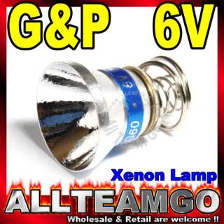 6V Xenon Tactical Flashlight w/ Pressure Pad & Mount  