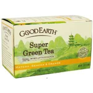  Good Earth Super Green Tea    18 Tea Bags Health 