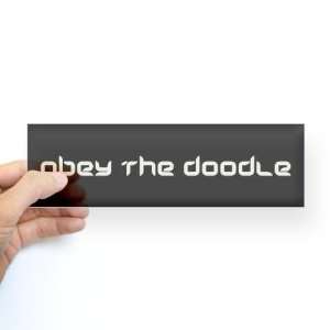  Obey the Doodle Animals Bumper Sticker by  