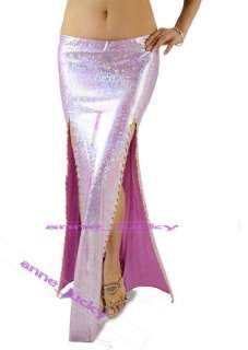 New Belly Dance Costume Metallic Bead Fringe skirt 6 colours choose