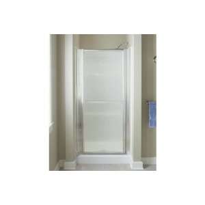   39N Finesse Shower Door 65 1/2H x 36 1/2  39 1/2W Rain Glass Nickel
