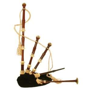  Rosewood Bagpipes, Navy Velvet Bags Musical Instruments