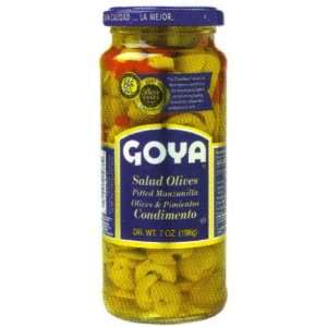 Goya Salad Olives 7 oz  Grocery & Gourmet Food