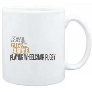   Real guys love playing Wheelchair Rugby  Sports