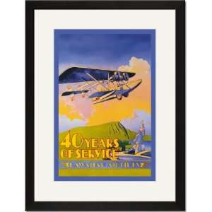   Print 17x23, Hawaiian Airlines   40 Years of Service