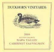 Duckhorn Estate Grown Cabernet Sauvignon 2000 