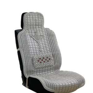 Chinese Knot Auto Seat Cushion? (?Gray?)? 2 pcs