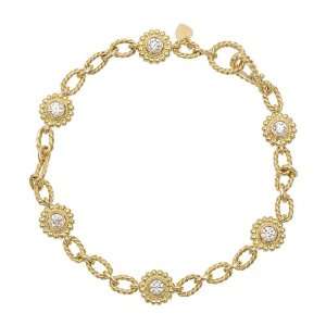  Bielka 18k Gold & Diamond Link Bracelet Jewelry