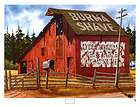 Print of The Deserted Barn a Painting by Eisenhower  