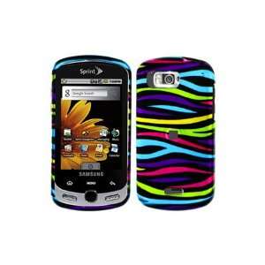  Samsung M900 Moment Graphic Case   Black Rainbow Zebra 