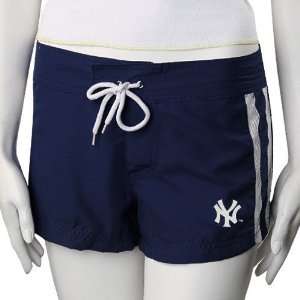  New York Yankees Ladies Navy Blue Boardshorts