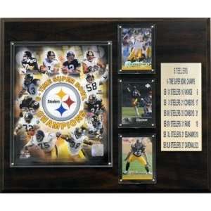   Steelers 6 Time Super Bowl Champs 12x15 Plaque