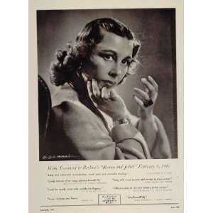  1947 Gladys Swarthout Opera Diva ORIGINAL Booking Ad   Original 