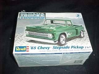 Revell 65 Chevy STEPSIDE PickUp truck 2n1 plastic Model Kit level 2 