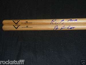 RAY LUZIER KORN SIGNED AUTOGRAPHED DRUMSTICKS EXACT PROOF DRUM STICK 