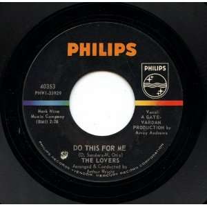  do this for me 45 rpm single LOVERS Music