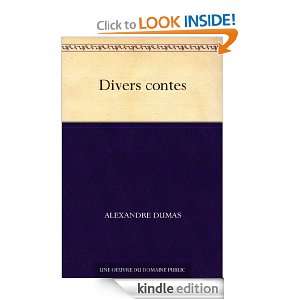 Divers contes (French Edition) Alexandre Dumas  Kindle 