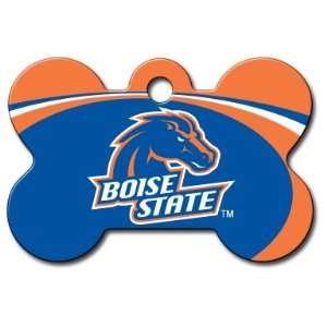  Boise State Broncos Bone Shape Pet ID Tag with laser 